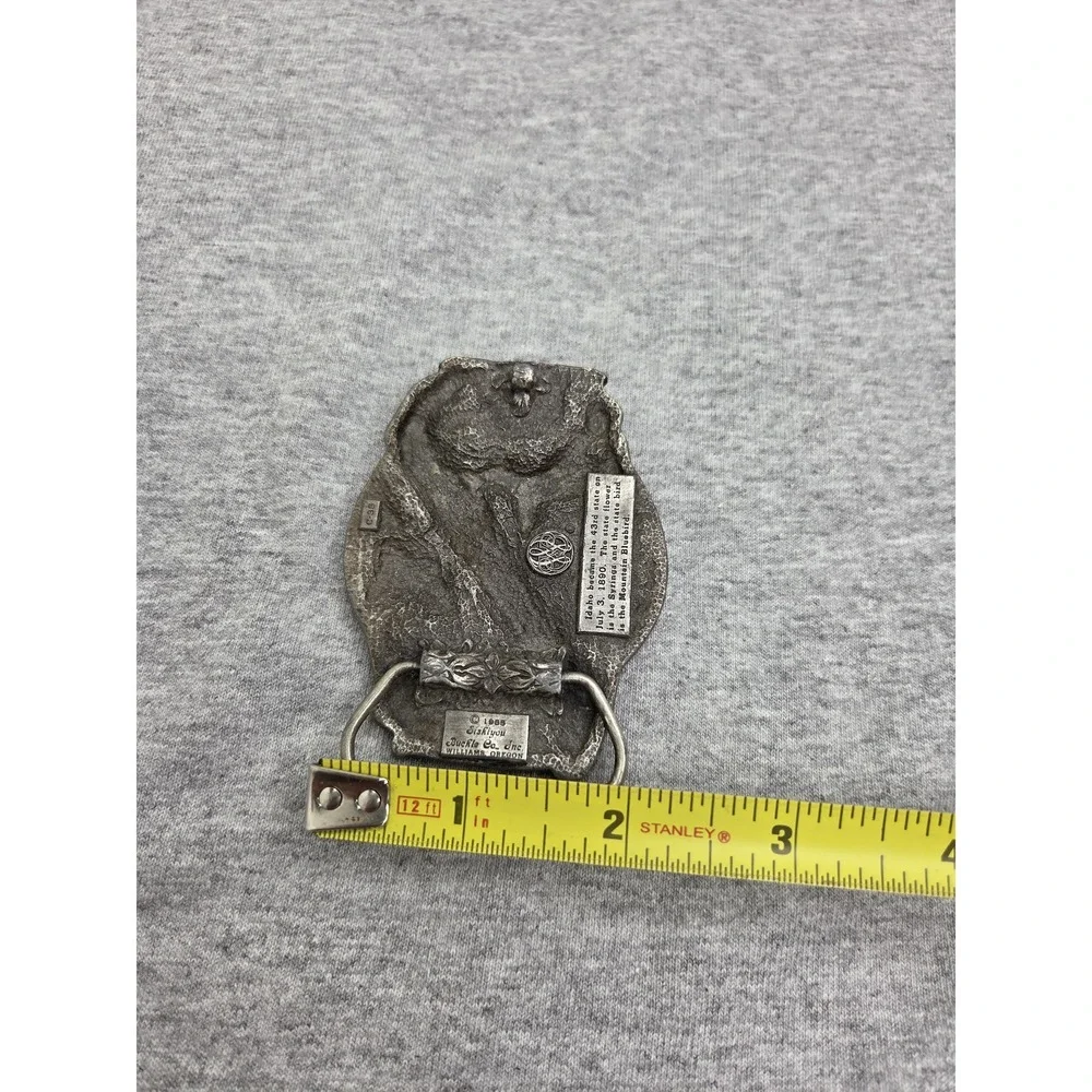 1985 Siskiyou Idaho Elk Bull Wildlife Hunting Belt Buckle